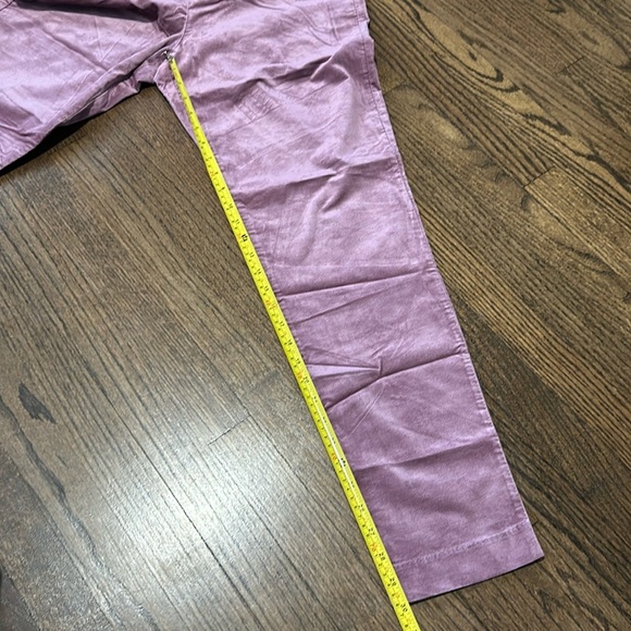 Old Navy Tall Mauve Rose Velvet Pixie Pants Size 14 - Picture 4 of 10